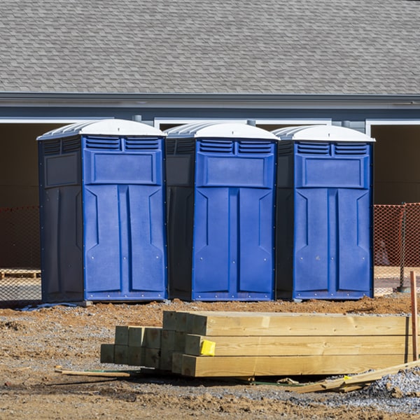 what is the cost difference between standard and deluxe porta potty rentals in Icard